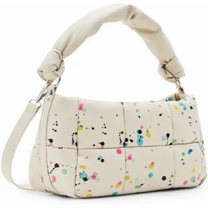 Desigual Droplets quilted bag - WHITE - U