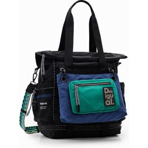 Desigual XL multi-position backpack - BLUE - U