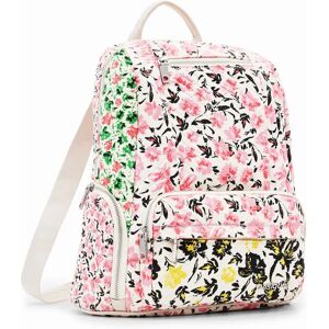 Desigual M floral canvas backpack - WHITE - U