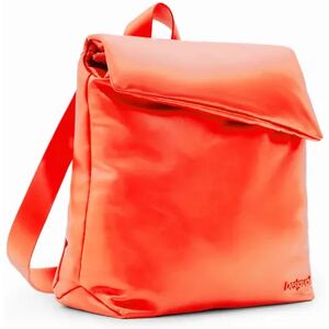 Desigual Small leather backpack - ORANGE - U