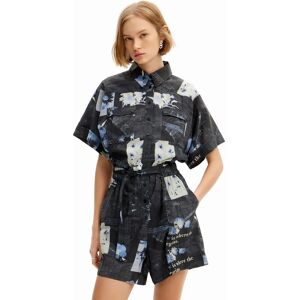 Desigual Map playsuit - BLUE - XL