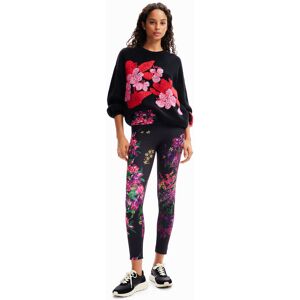 Desigual Floral sport leggings - RED - L