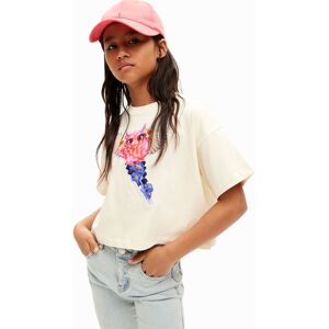 Desigual Fantasy patch T-shirt - WHITE - 11/12