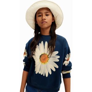 Desigual Oversize daisy sweatshirt - BLUE - XL