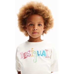 Desigual Multicolour logo T-shirt - WHITE - 13/14