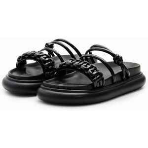 Desigual Platform strap sandals - BLACK - 37