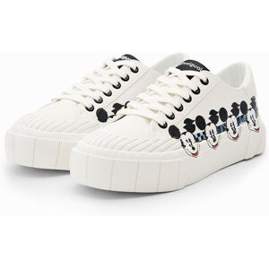 Desigual Mickey Mouse platform sneakers - WHITE - 41