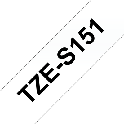 Brother Tzes Tape – Sterk, Holdbar, Allsidig (Brotzs151, Svart/klar, 1 Eske) Svart/Klar Brother Tzes Tape – Sterk, Holdbar, Allsidig (Brotzs151, Svart/klar, 1 Eske) Svart/Klar