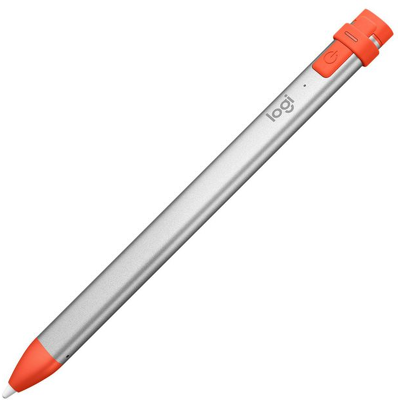 Logitech Crayon, Oransje/sølv, 1 Stykk, Sen-W126111460 Oransje/sølv Logitech Crayon, Oransje/sølv, 1 Stykk, Sen-W126111460 Oransje/sølv