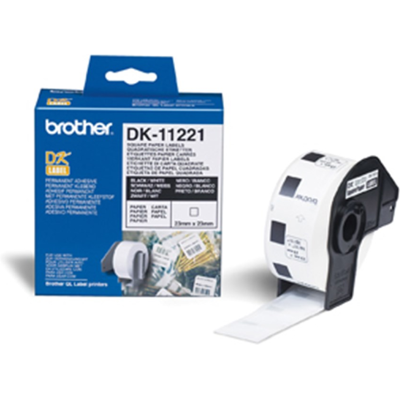 Brother Kvardratisk Etikett – 1000 Labels Per Rull (Brodk11221, 1 Eske) Brother Kvardratisk Etikett – 1000 Labels Per Rull (Brodk11221, 1 Eske)
