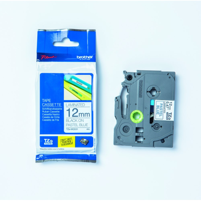 Brother Tzem Tape – Pastellblå, 12mm Bredde (Brotzemq531, 1 Eske) Brother Tzem Tape – Pastellblå, 12mm Bredde (Brotzemq531, 1 Eske)