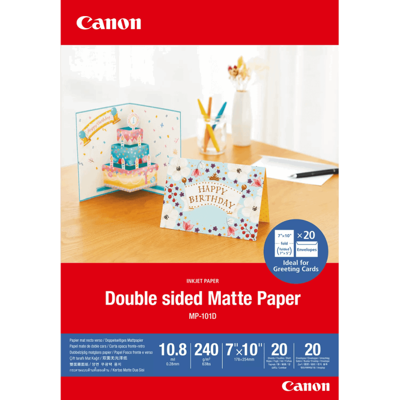 Canon 7x10" Double Matte Photo – Perfekt For Personlige Kort (Can4076c006, 1 Eske) Canon 7x10" Double Matte Photo – Perfekt For Personlige Kort (Can4076c006, 1 Eske)