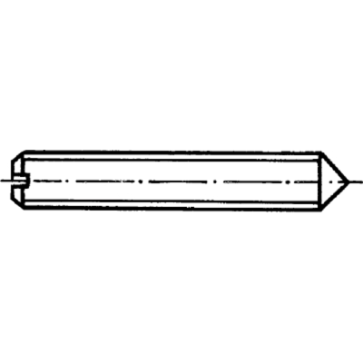 Arvid Nilsson Stoppskrue Iso 7434 Stål (Ubehandlet) M2,5 × 12 Arvid Nilsson Stoppskrue Iso 7434 Stål (Ubehandlet) M2,5 × 12