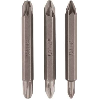 HiKOKI Dobbeltsidige Phillips/pozidriv-Bits 1/4" 60 Mm 3-Pk HiKOKI Dobbeltsidige Phillips/pozidriv-Bits 1/4" 60 Mm 3-Pk