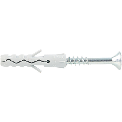MFT Nylonplugg Med Skrue 5 X 25 Mm, 20 Stk MFT Nylonplugg Med Skrue 5 X 25 Mm, 20 Stk