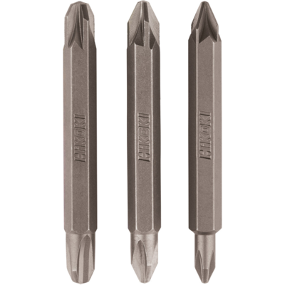 HiKOKI Dobbeltsidige Phillips/pozidriv-Bits 1/4" 60 Mm 3-Pk HiKOKI Dobbeltsidige Phillips/pozidriv-Bits 1/4" 60 Mm 3-Pk