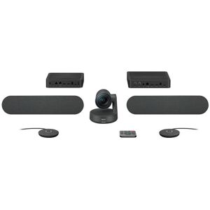 Logitech Rally Plus Videokonferansesystem (Komplett Sett), 1 Stykk, Sen-960-001224 Svart Logitech Rally Plus Videokonferansesystem (Komplett Sett), 1 Stykk, Sen-960-001224 Svart