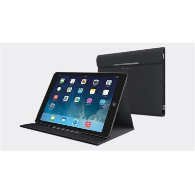 Logitech Turnaround Allsidig Roterende Veske, Svart, Ipad Air, 1 Stykk, Sen-939-000839 Svart Logitech Turnaround Allsidig Roterende Veske, Svart, Ipad Air, 1 Stykk, Sen-939-000839 Svart