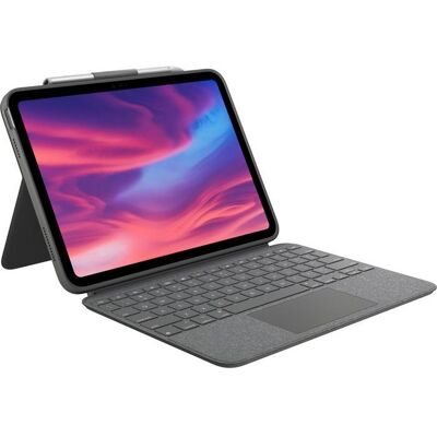 Logitech Combo Touch-Tastaturveske For 10. Generasjon Ipad, Swiss, 1 Stykk, Sen-W128233298 Grå Logitech Combo Touch-Tastaturveske For 10. Generasjon Ipad, Swiss, 1 Stykk, Sen-W128233298 Grå