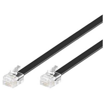 MicroConnect Mpk102s, Rj12, 6c/6p, 2m, 1 Stykk, Sen-Mpk102s Svart MicroConnect Mpk102s, Rj12, 6c/6p, 2m, 1 Stykk, Sen-Mpk102s Svart