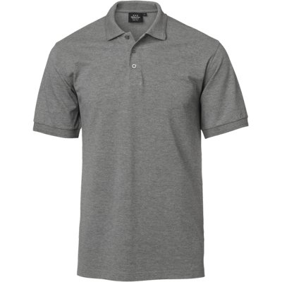 SouthWest South West Coronado Kortermet Unisex Pikéskjorte Middels gråmelert 4XL SouthWest South West Coronado Kortermet Unisex Pikéskjorte Middels gråmelert 4XL