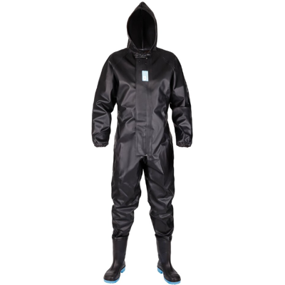Dolfing Druten 0432-02 – Allvær – Overall Med Vernestøvler Svart 2XL Dolfing Druten 0432-02 – Allvær – Overall Med Vernestøvler Svart 2XL