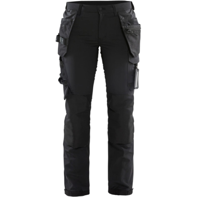 Blåkläder 71921645 4-Veisstretch Håndverksbukse Svart/mørk grå D24 Blåkläder 71921645 4-Veisstretch Håndverksbukse Svart/mørk grå D24