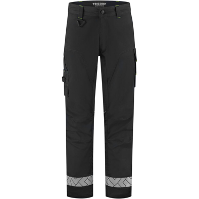 Tricorp 506104 Refleks Unisex Arbeidsbukse Svart/Fluorgul 54 Tricorp 506104 Refleks Unisex Arbeidsbukse Svart/Fluorgul 54