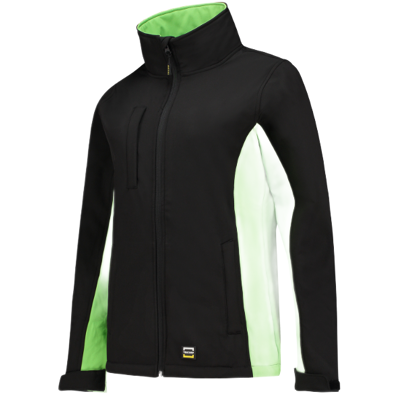 Tricorp 402008 Vindtett Dame Softshelljakke Svart/Lime 4XL Tricorp 402008 Vindtett Dame Softshelljakke Svart/Lime 4XL
