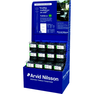 Arvid Nilsson Terrasseskrue Korrosjonsklasse C4 81 × 320 Arvid Nilsson Terrasseskrue Korrosjonsklasse C4 81 × 320