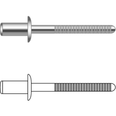 Arvid Nilsson Blindnagle Iso 16585 Rustfritt Stål 4,8 × 9,5 Arvid Nilsson Blindnagle Iso 16585 Rustfritt Stål 4,8 × 9,5