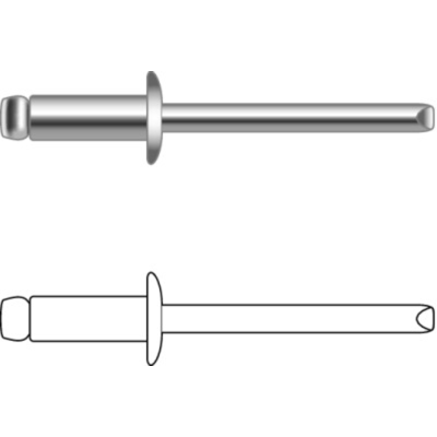 Arvid Nilsson Blindnagle Iso 15979 Elforzinket 6,4 × 22 Arvid Nilsson Blindnagle Iso 15979 Elforzinket 6,4 × 22