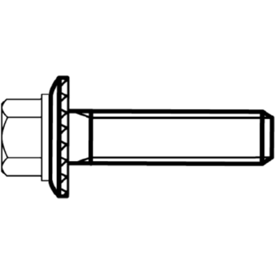 Arvid Nilsson Sekskantskrue Stål (Ubehandlet) M16 × 60 Arvid Nilsson Sekskantskrue Stål (Ubehandlet) M16 × 60