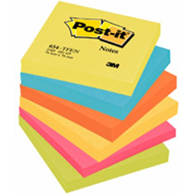 3M Post-It Klistrelapper – Bedre Klebeevne (654tfen, 1 Eske) 3M Post-It Klistrelapper – Bedre Klebeevne (654tfen, 1 Eske)