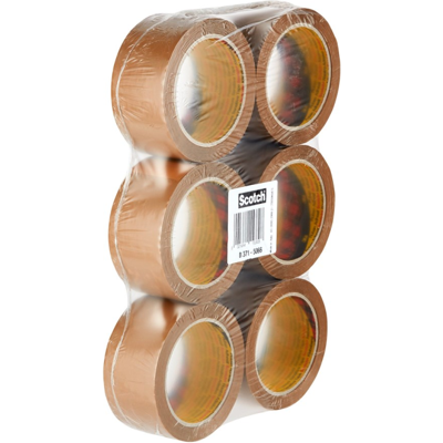 3M Scotch Emballasjetape 371 – Fuktighetsbestandig (7000095475, Brun, 1 Eske) brun 3M Scotch Emballasjetape 371 – Fuktighetsbestandig (7000095475, Brun, 1 Eske) brun