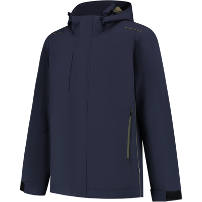 Tricorp 402703 Vanntett Unisex Skalljakke Blekk/Hær 4XL Tricorp 402703 Vanntett Unisex Skalljakke Blekk/Hær 4XL