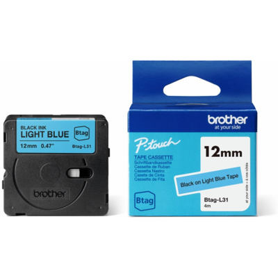 Brother Btag-L31 Tape – 12mm, Høy Kvalitet (Brobtagl31, 1 Eske) Brother Btag-L31 Tape – 12mm, Høy Kvalitet (Brobtagl31, 1 Eske)