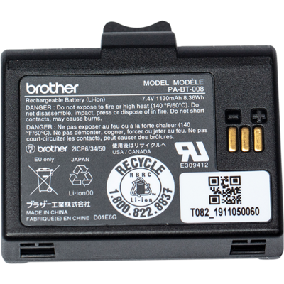 Brother Oppladbart Li-Ion Batteri – Lang Varighet, Høy Effektivitet (Bropabt008, 1 Eske) Brother Oppladbart Li-Ion Batteri – Lang Varighet, Høy Effektivitet (Bropabt008, 1 Eske)