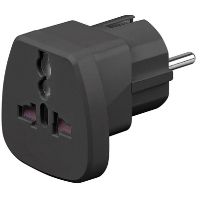 MicroConnect Universal Adapter Svart Fungerer I Storbritannia, Usa, Danmark, Sveits, Italia, 1 Stykk, Sen-Petravel-B. Svart MicroConnect Universal Adapter Svart Fungerer I Storbritannia, Usa, Danmark, Sveits, Italia, 1 Stykk, Sen-Petravel-B. Svart