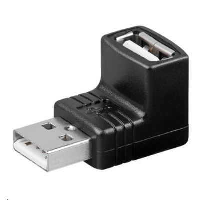 MicroConnect Usb2.0 Adapter Vinklet, 1 Stykk, Sen-Usbamafa Svart MicroConnect Usb2.0 Adapter Vinklet, 1 Stykk, Sen-Usbamafa Svart
