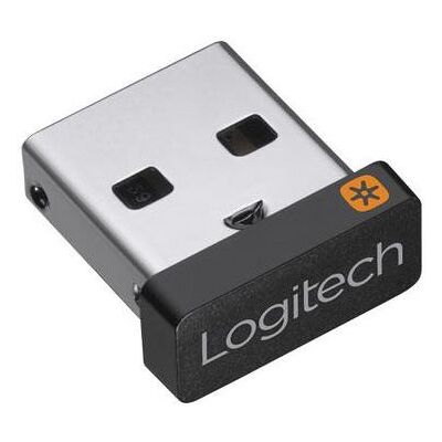 Logitech Usb Unifying-Mottaker, Type-4, 1 Stykk, Sen-W128193642 Svart/sølv Logitech Usb Unifying-Mottaker, Type-4, 1 Stykk, Sen-W128193642 Svart/sølv