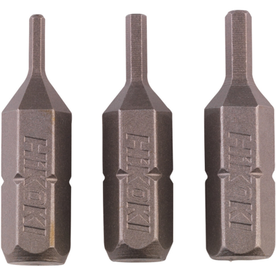HiKOKI Sekskantbits 1/4" 25 Mm 1,5/2/2,5 Mm 3-Pk HiKOKI Sekskantbits 1/4" 25 Mm 1,5/2/2,5 Mm 3-Pk