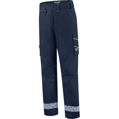 Tricorp 506109 Refleks Unisex Arbeidsbukse Blekk/Fluor Gul 28 Tricorp 506109 Refleks Unisex Arbeidsbukse Blekk/Fluor Gul 28