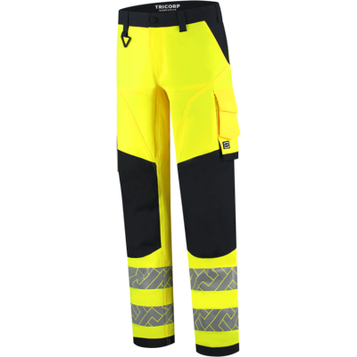 Tricorp 506120 Klasse 2 Unisex Arbeidsbukse Fluor gul/blekk 21 Tricorp 506120 Klasse 2 Unisex Arbeidsbukse Fluor gul/blekk 21