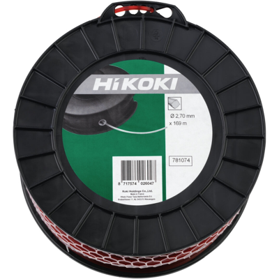 HiKOKI Trimmertråd Firkantet 2,7 Mm Rød 181 M HiKOKI Trimmertråd Firkantet 2,7 Mm Rød 181 M
