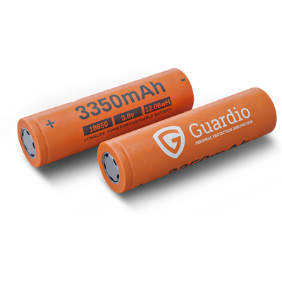 Guardio - Oppladbart Batteri, 2 Stk Svart En størrelse Guardio - Oppladbart Batteri, 2 Stk Svart En størrelse