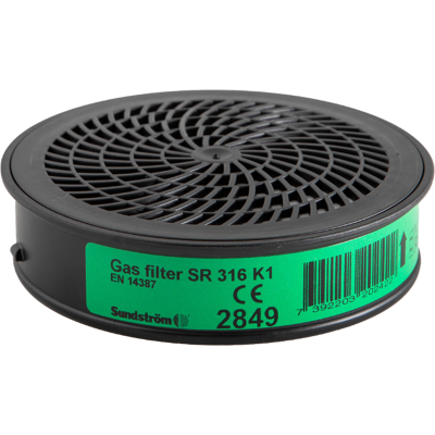 Sundström Sr 316 Gas K1 5p - Filter Svart Sundström Sr 316 Gas K1 5p - Filter Svart