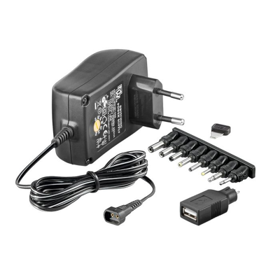 MicroConnect 3-12v Universell Strømforsyning, 1 Stykk, Sen-Petravel30 Svart MicroConnect 3-12v Universell Strømforsyning, 1 Stykk, Sen-Petravel30 Svart