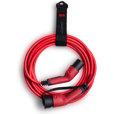 Defa Ladekabel Type 2 20a 13,8 Kw 5 M Rød – Econnect rød Defa Ladekabel Type 2 20a 13,8 Kw 5 M Rød – Econnect rød