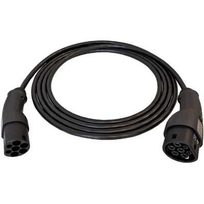 Metron Type 2 Ladekabel 32 A 7 M Med Tesla-Knapp Metron Type 2 Ladekabel 32 A 7 M Med Tesla-Knapp
